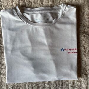 Vineyard Vines Men's White Tee with Logo